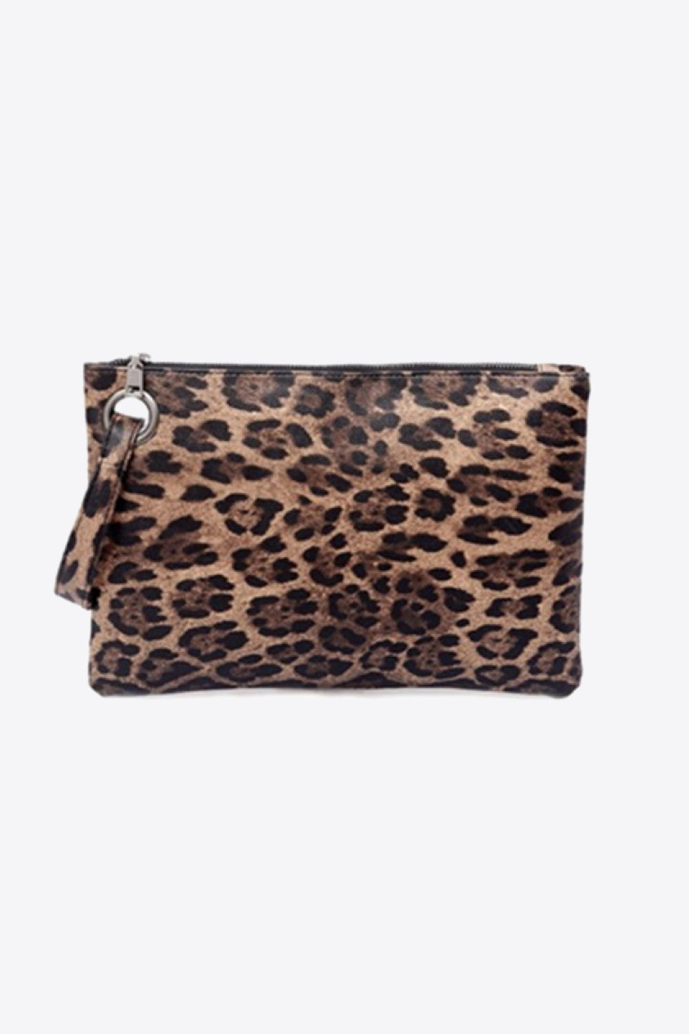 Clutch Purse - Leopard Print Leather