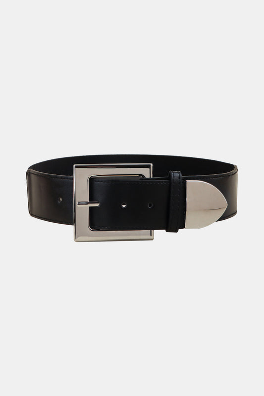 Belt - Zinc Alloy Buckle PU Leather Belt