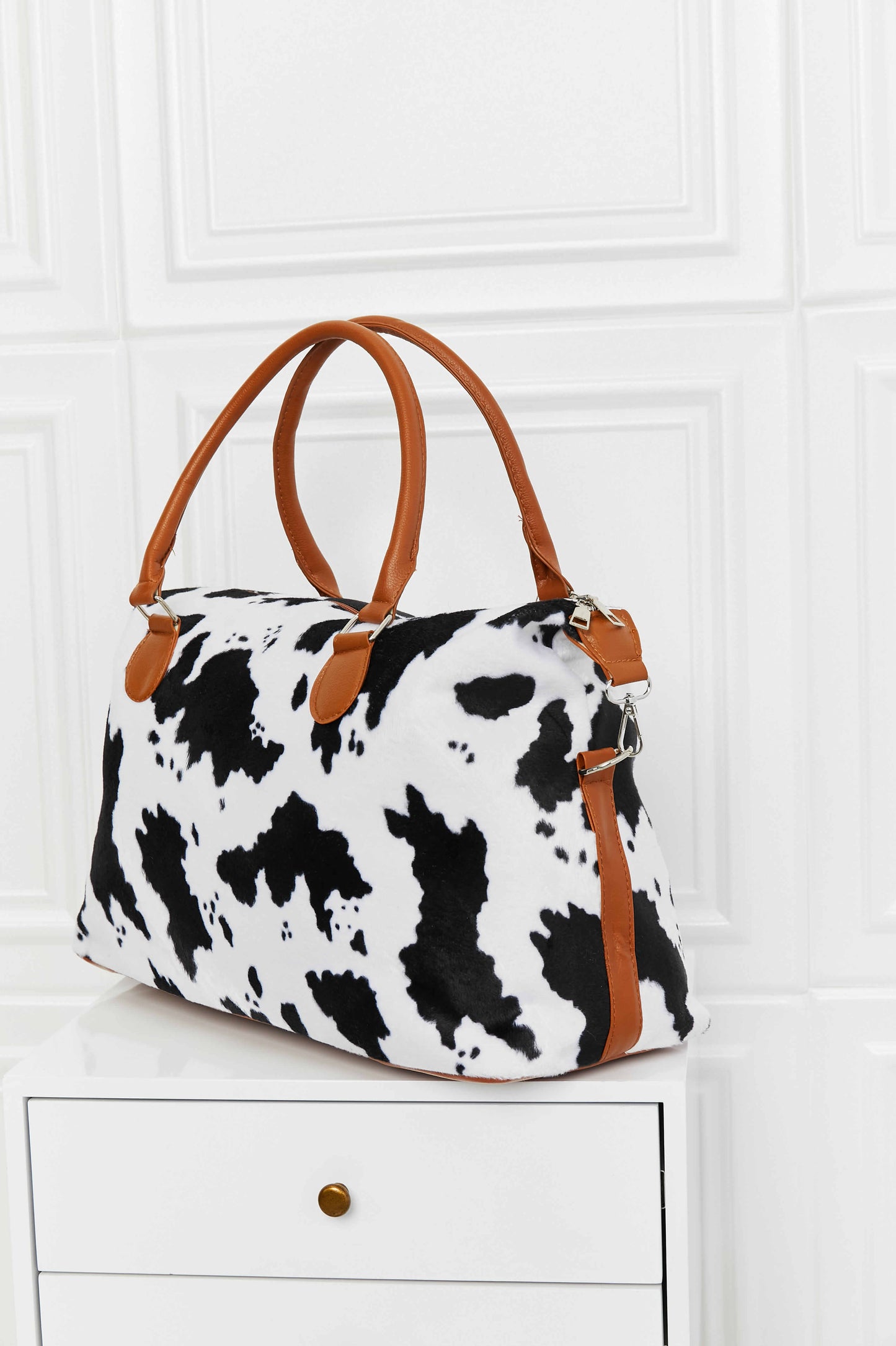 Duffle Bag - Animal Print Brushed Weekender