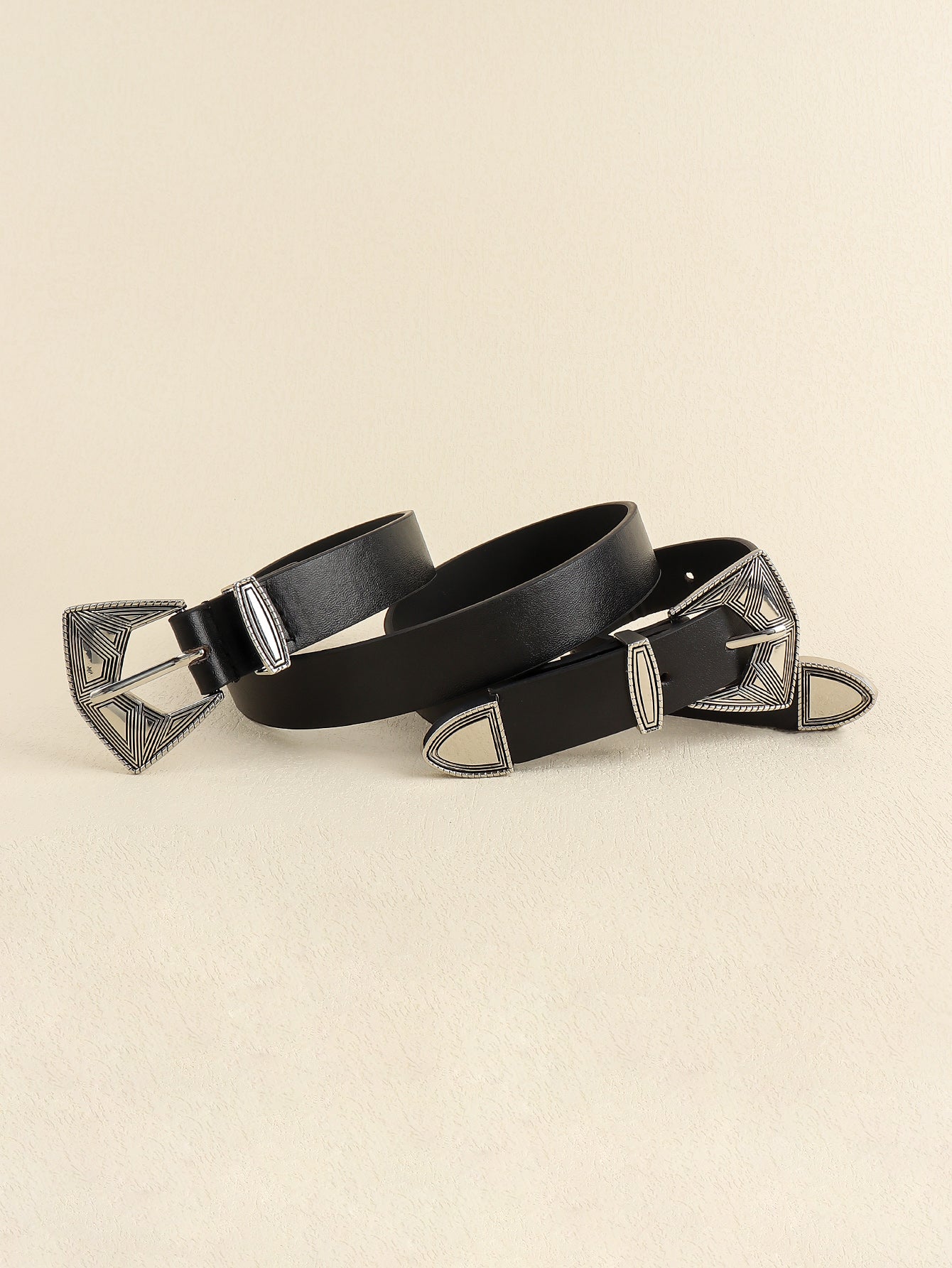 Belt - Double Buckle Leather