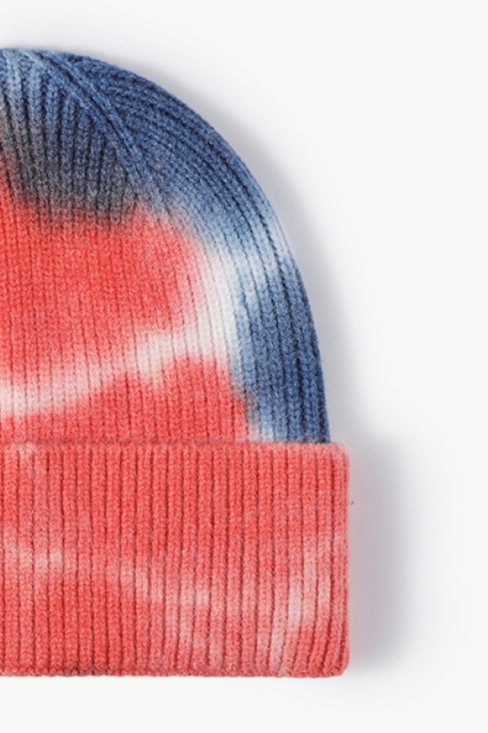 Beanie - Tie-Dye Knit Cuff