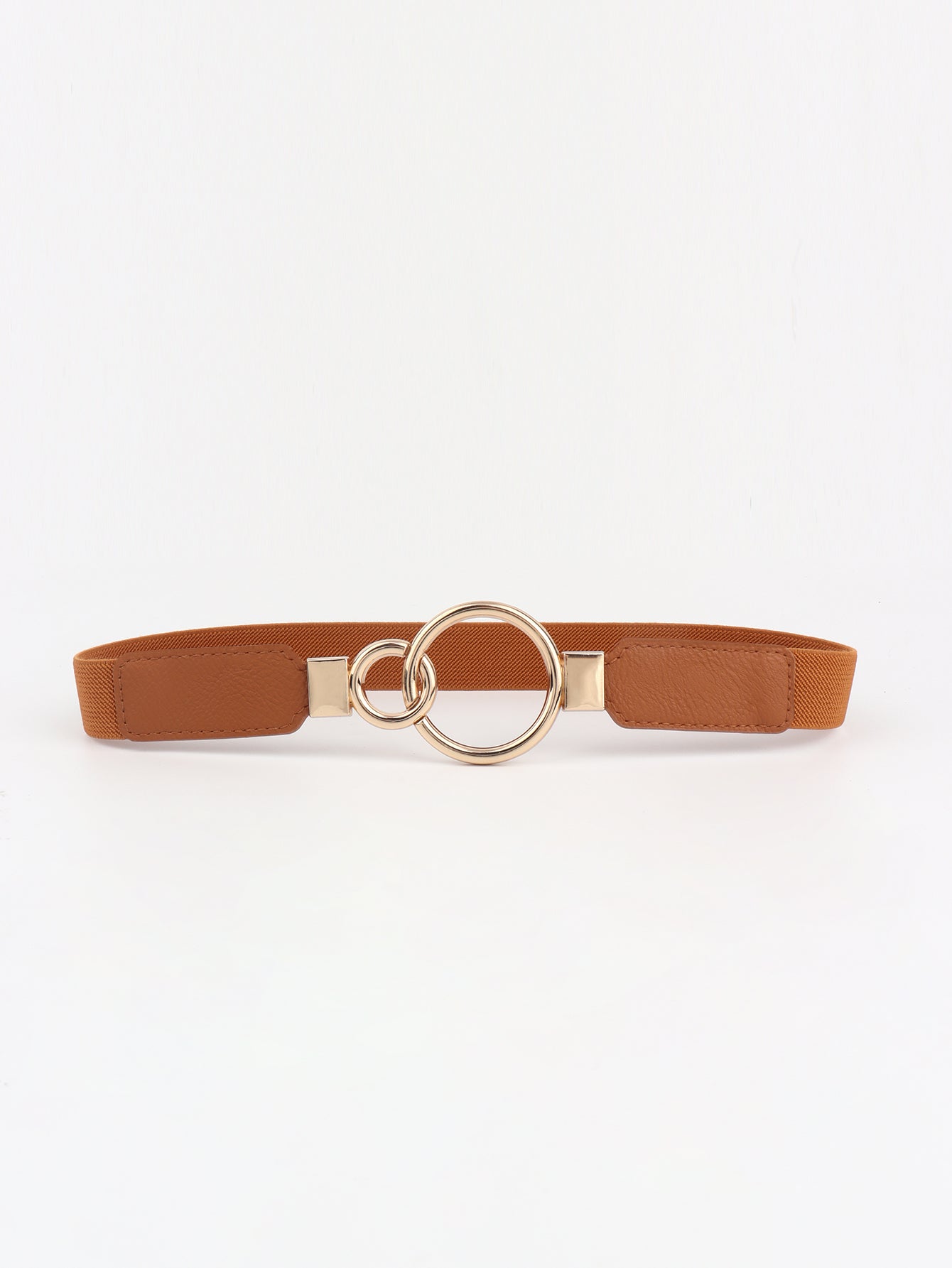 Belt - Slim Elastic Double-Ring Buckle