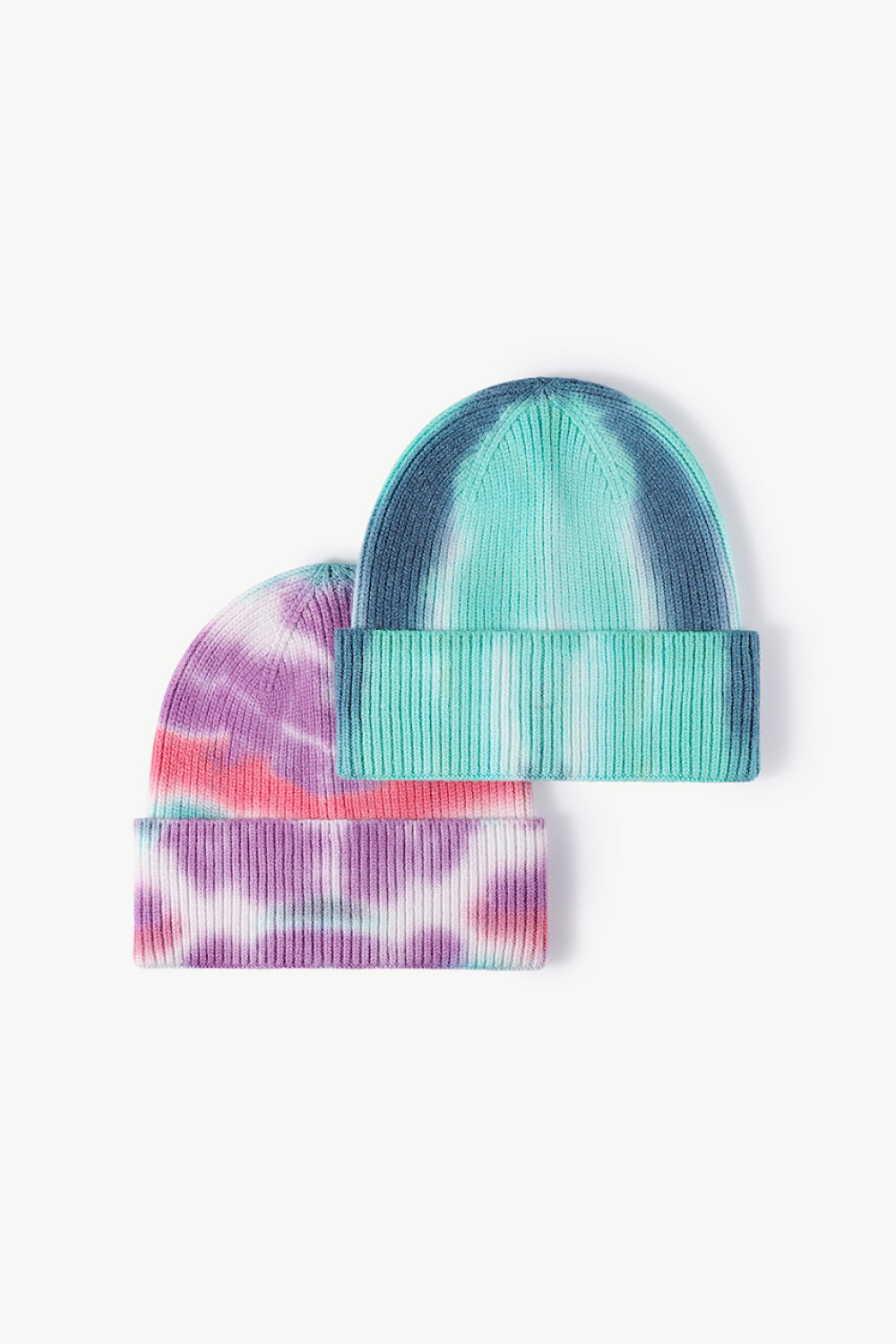 Beanie - Tie-Dye Knit Cuff