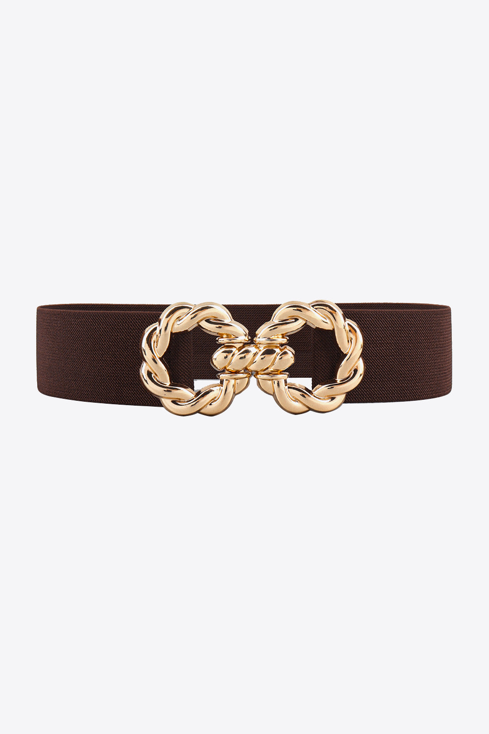 Belt - Zinc Alloy Buckle Elastic Belt