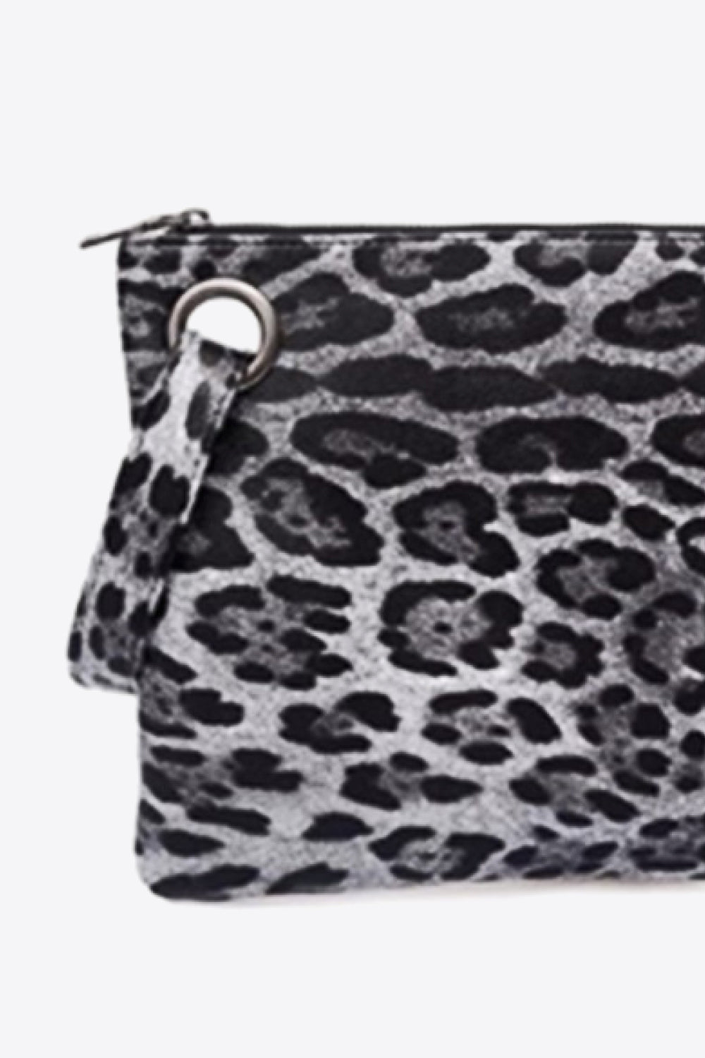 Clutch Purse - Leopard Print Leather