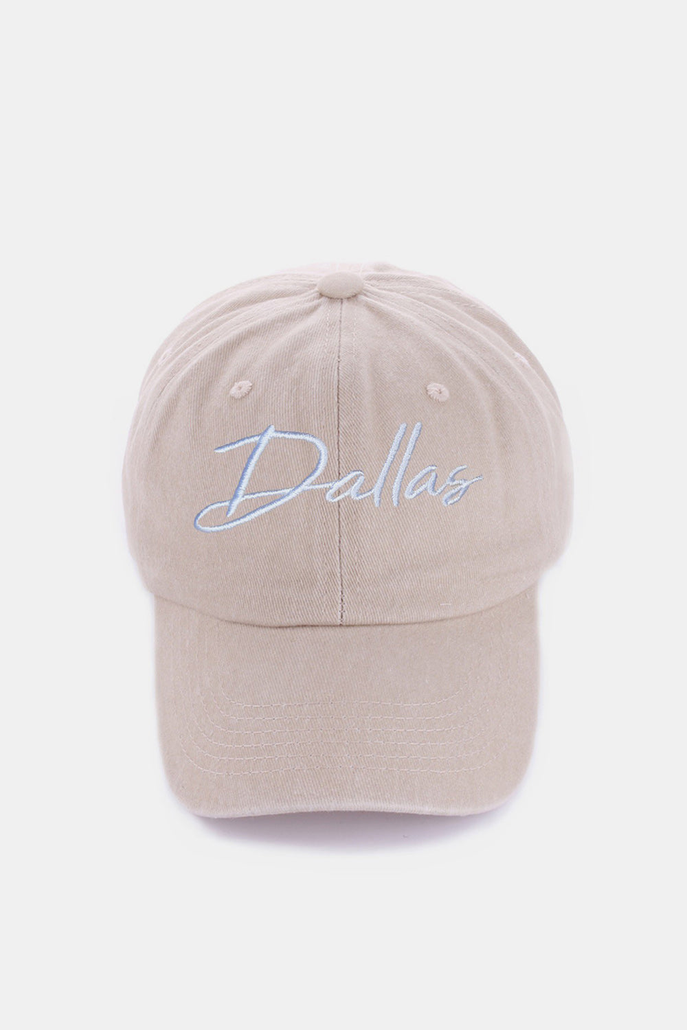 Baseball Cap - Zenana-Washed Embroidered DALLAS