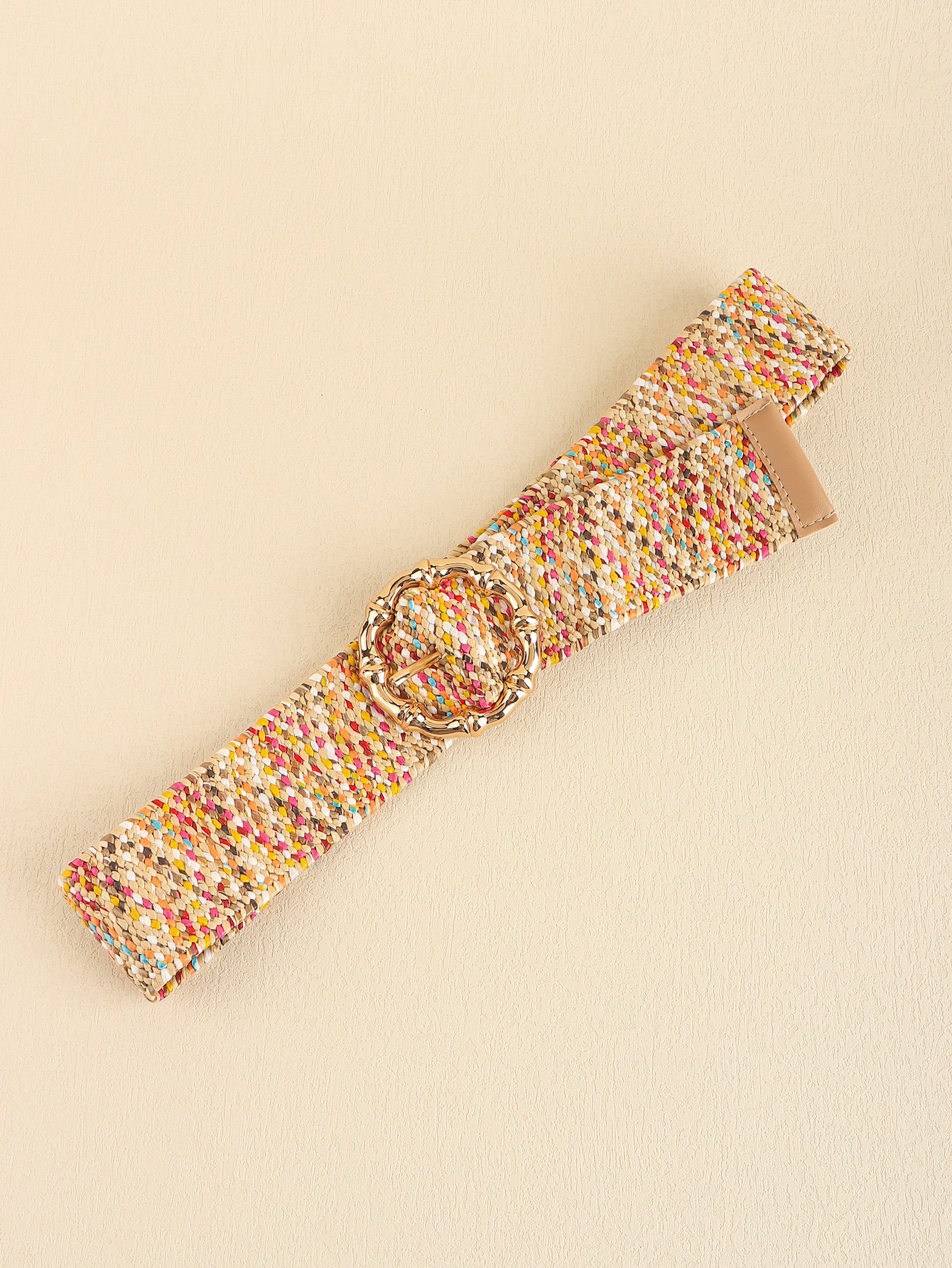 Belt - Wide Multi-Colored Weave