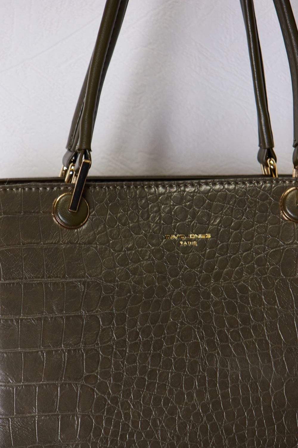 Designer Alligator Embossed Handbag