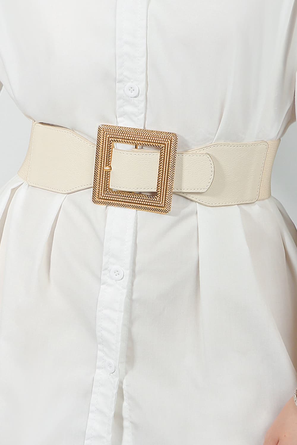 Belt - Wide w/Picture-Frame Buckle