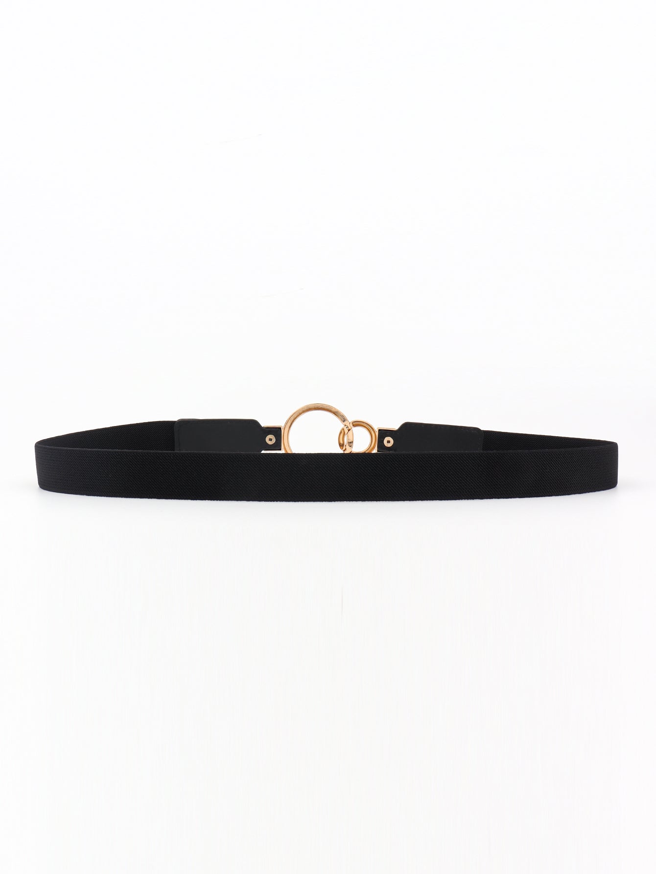 Belt - Solid Elastic Double-Ring Buckle