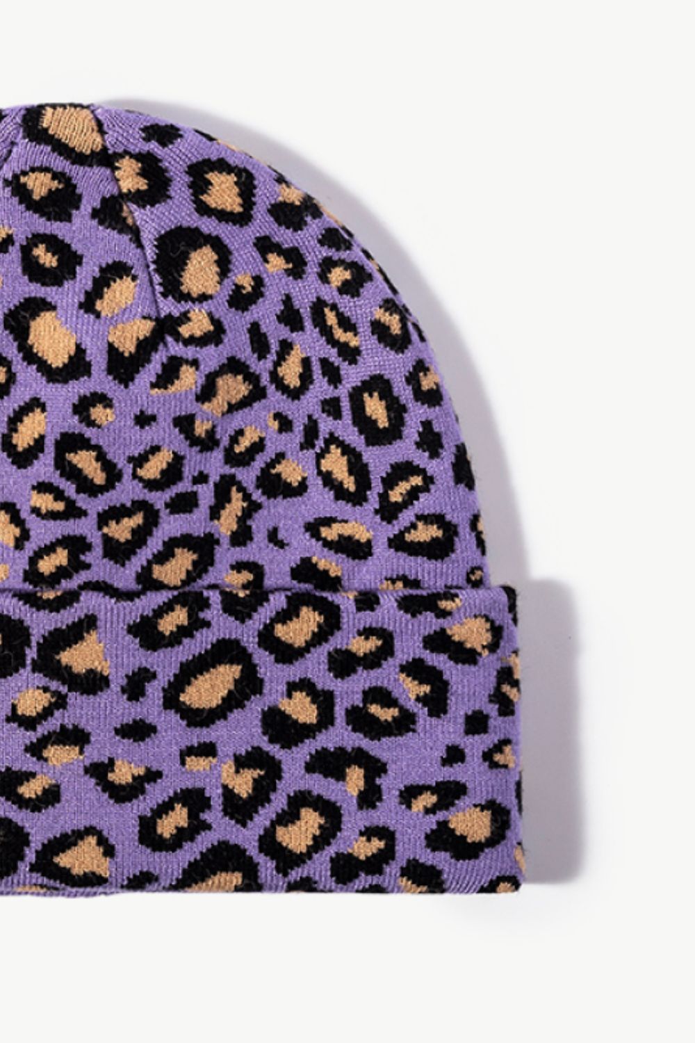 Beanie - Leopard Pattern Cuff