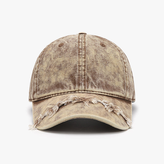 Baseball Cap - Distressed Denim Cap