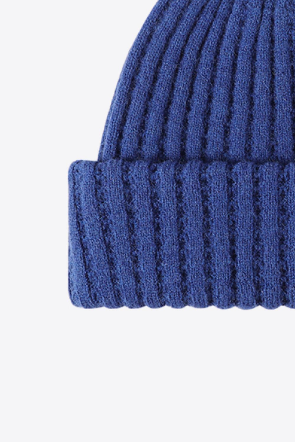 Beanie - Solid Color Wide Rib Knit