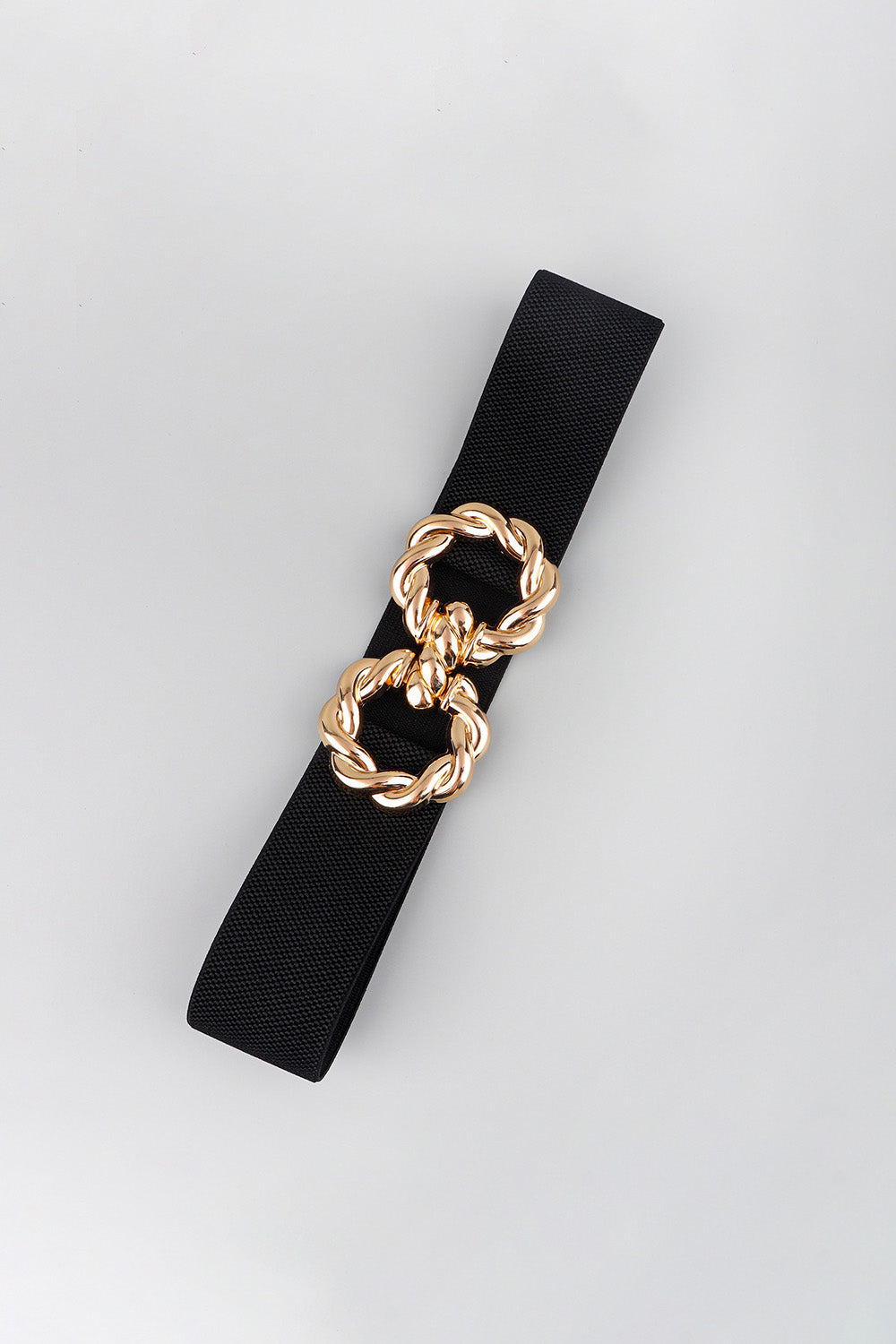 Belt - Zinc Alloy Buckle Elastic Belt