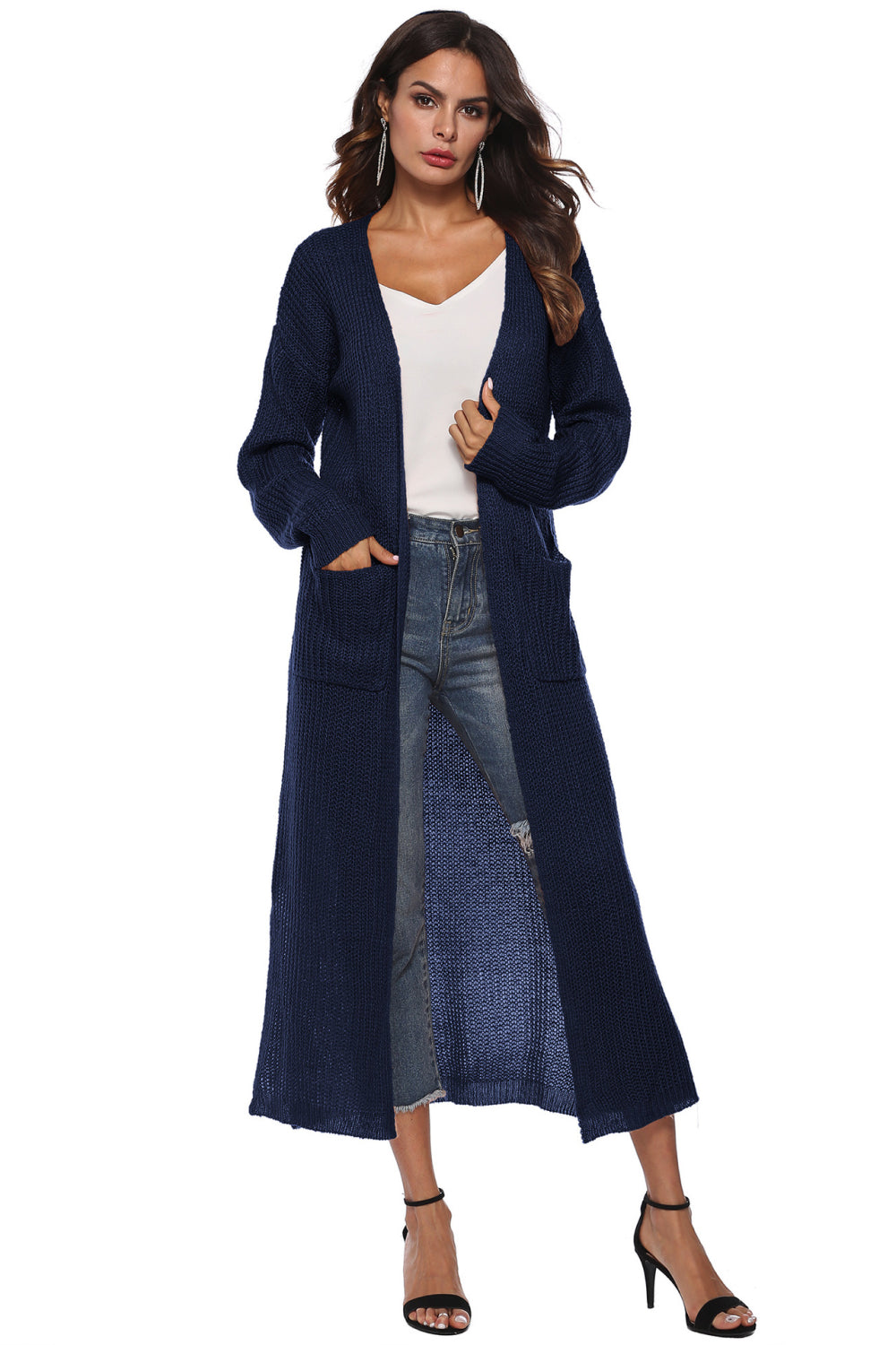 Long Sleeve Open Front Cardigan