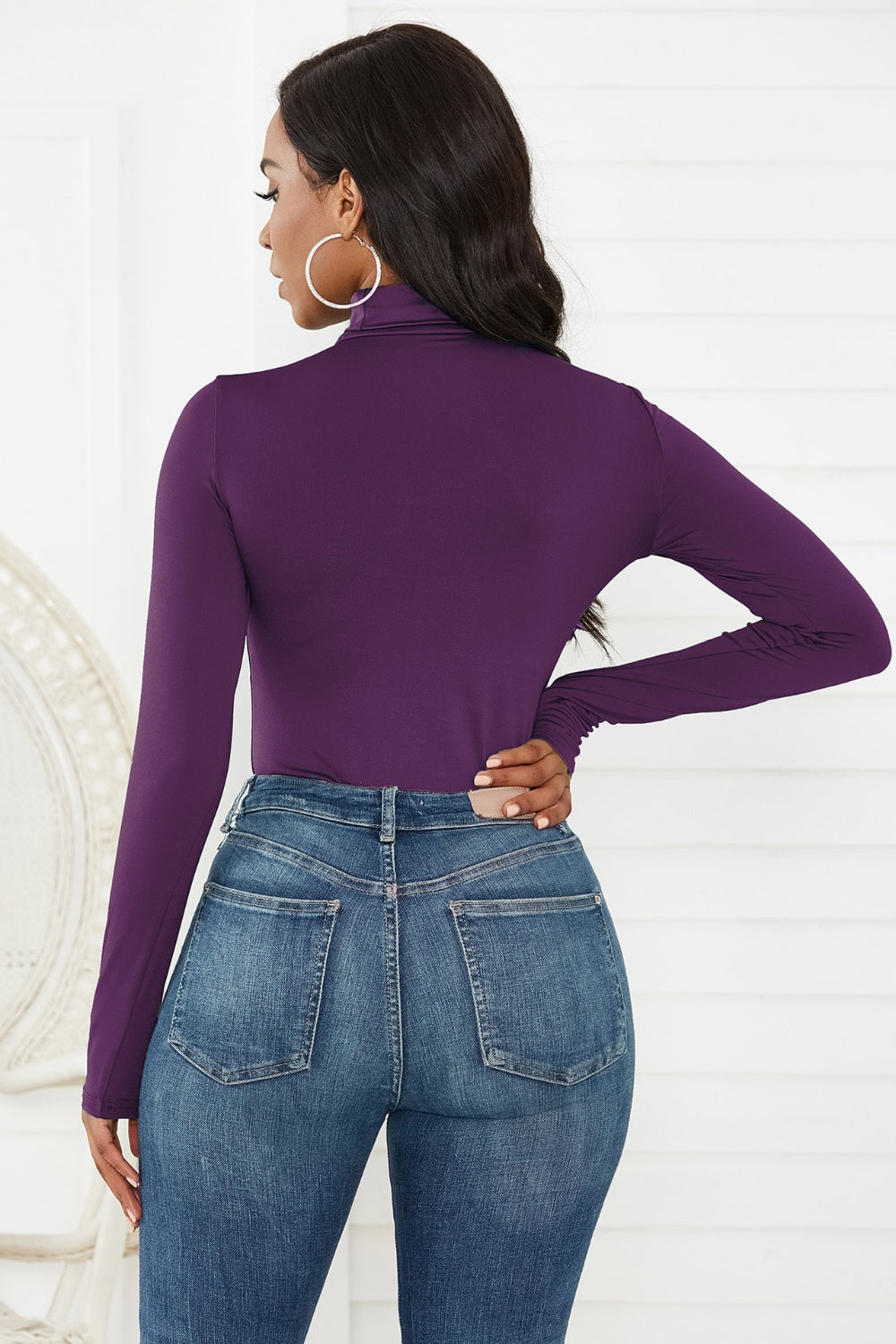 Bodysuit - Turtleneck Long Sleeve