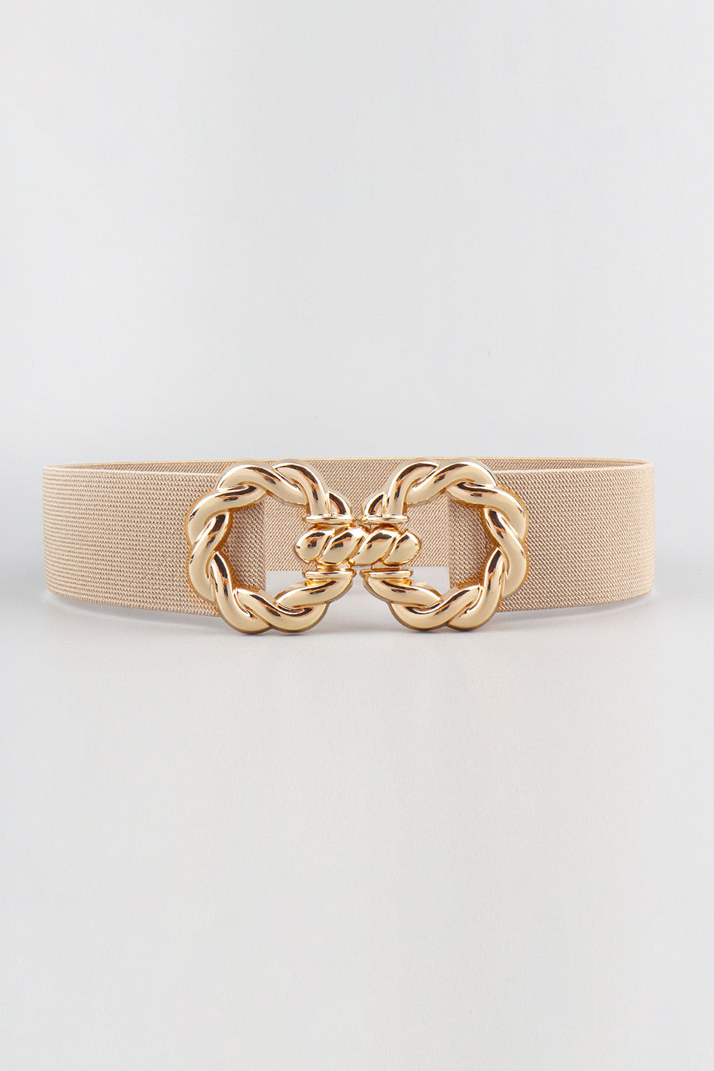 Belt - Zinc Alloy Buckle Elastic Belt