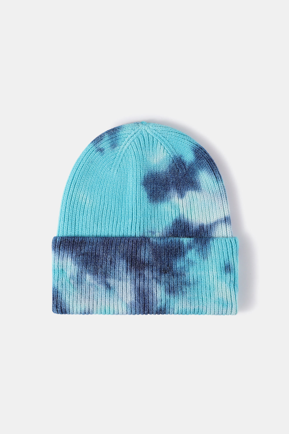 Beanie - Tie-Dye Rib-Knit Cuff