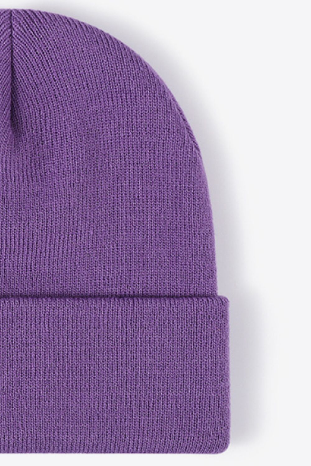 Beanie - Solid Knit Cuff