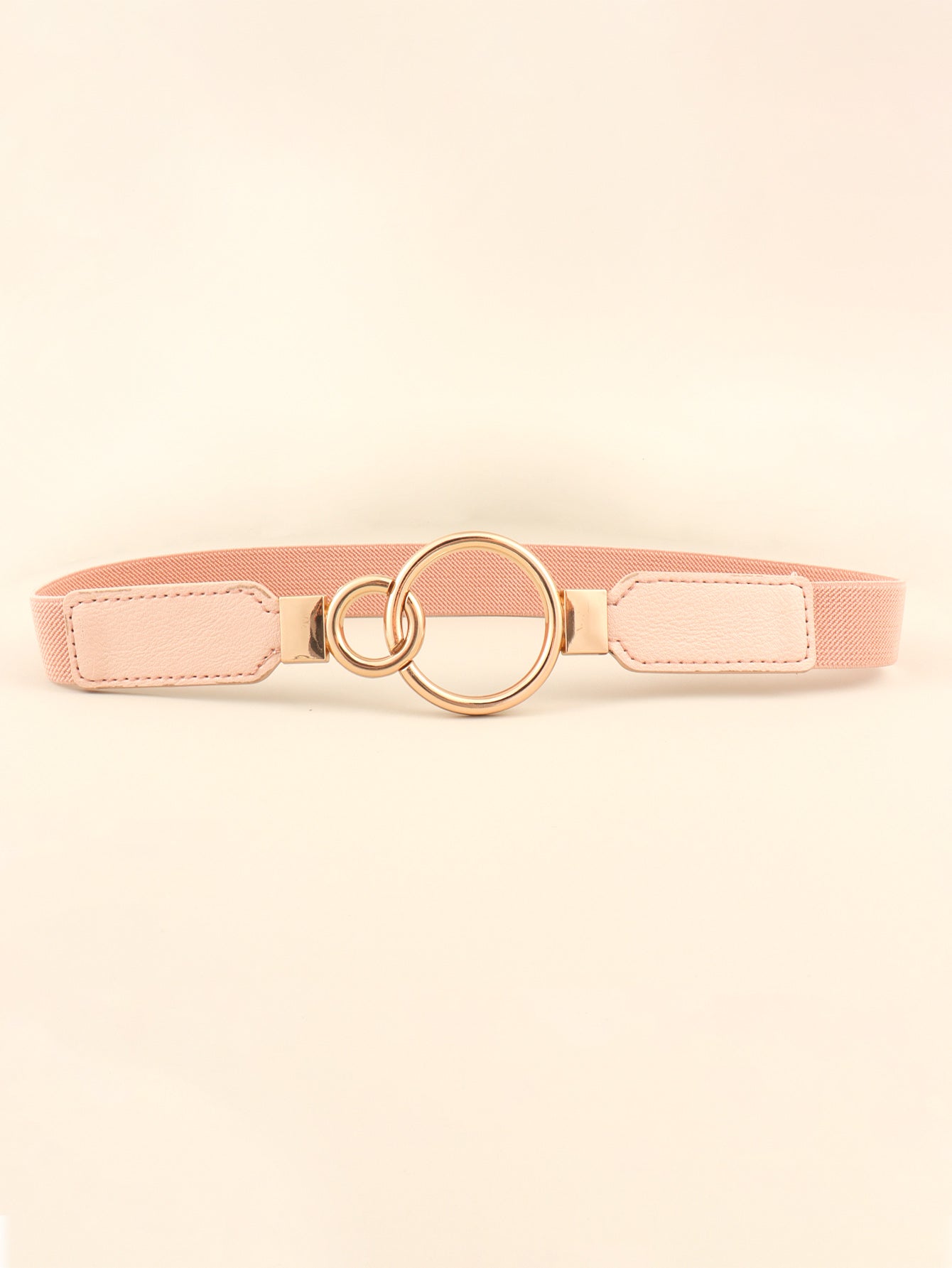 Belt - Slim Elastic Double-Ring Buckle