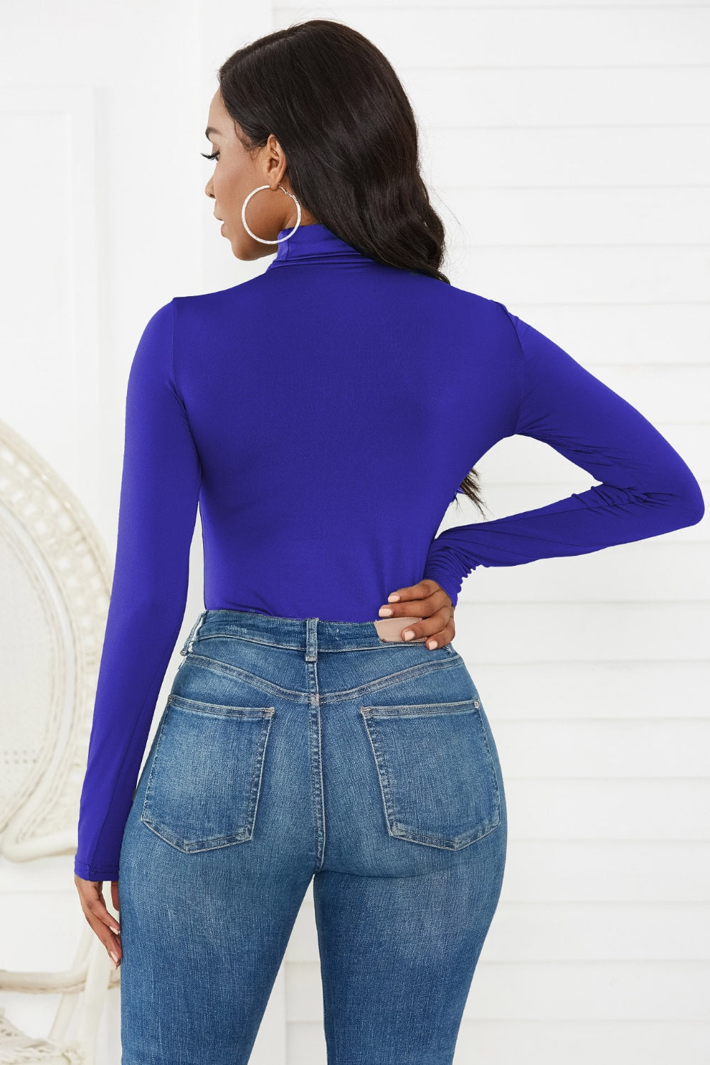 Bodysuit - Turtleneck Long Sleeve