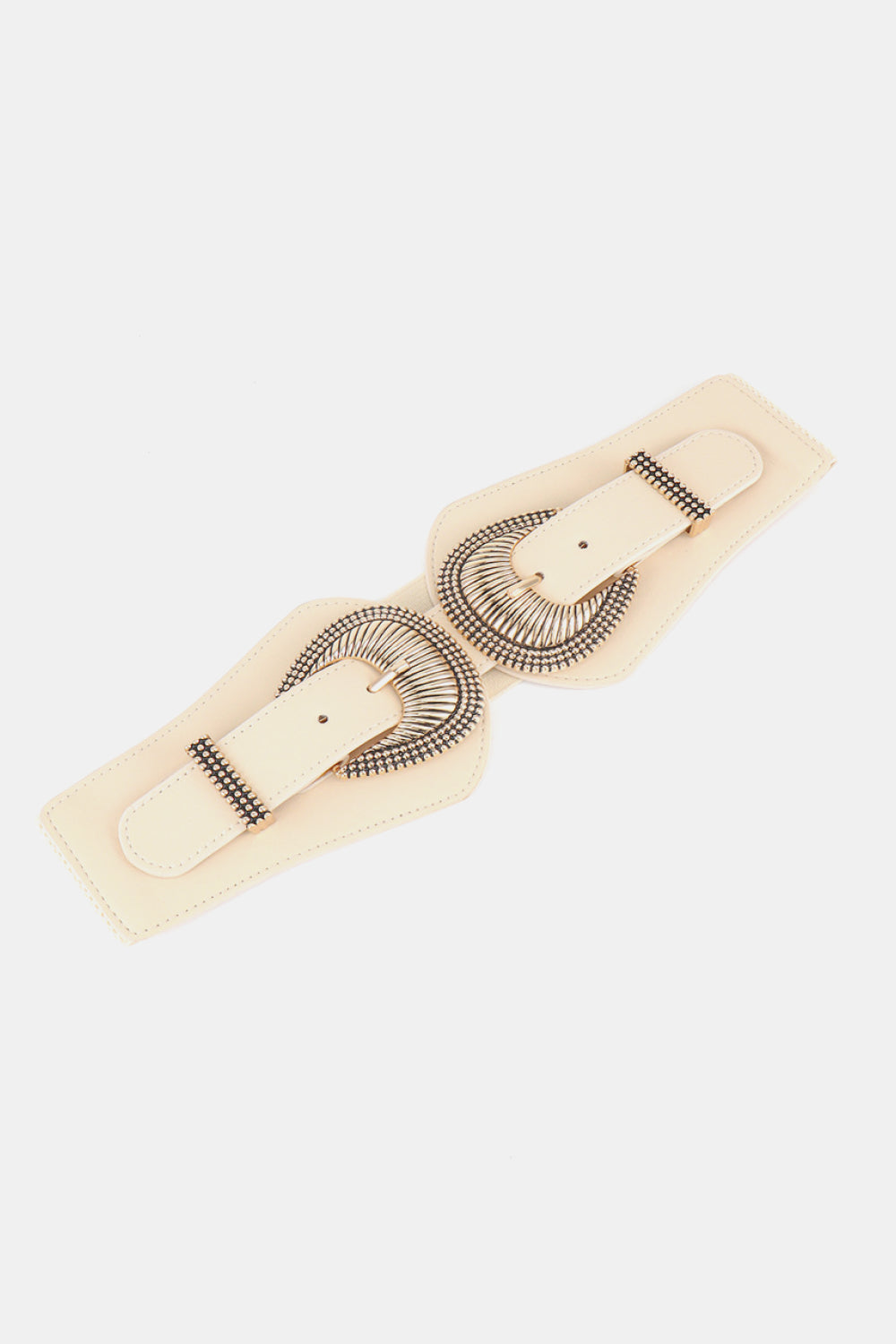 Belt - Shell DBL-Buckle Elastic Wide Belt