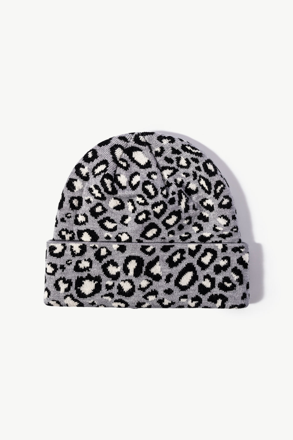 Beanie - Leopard Pattern Cuff