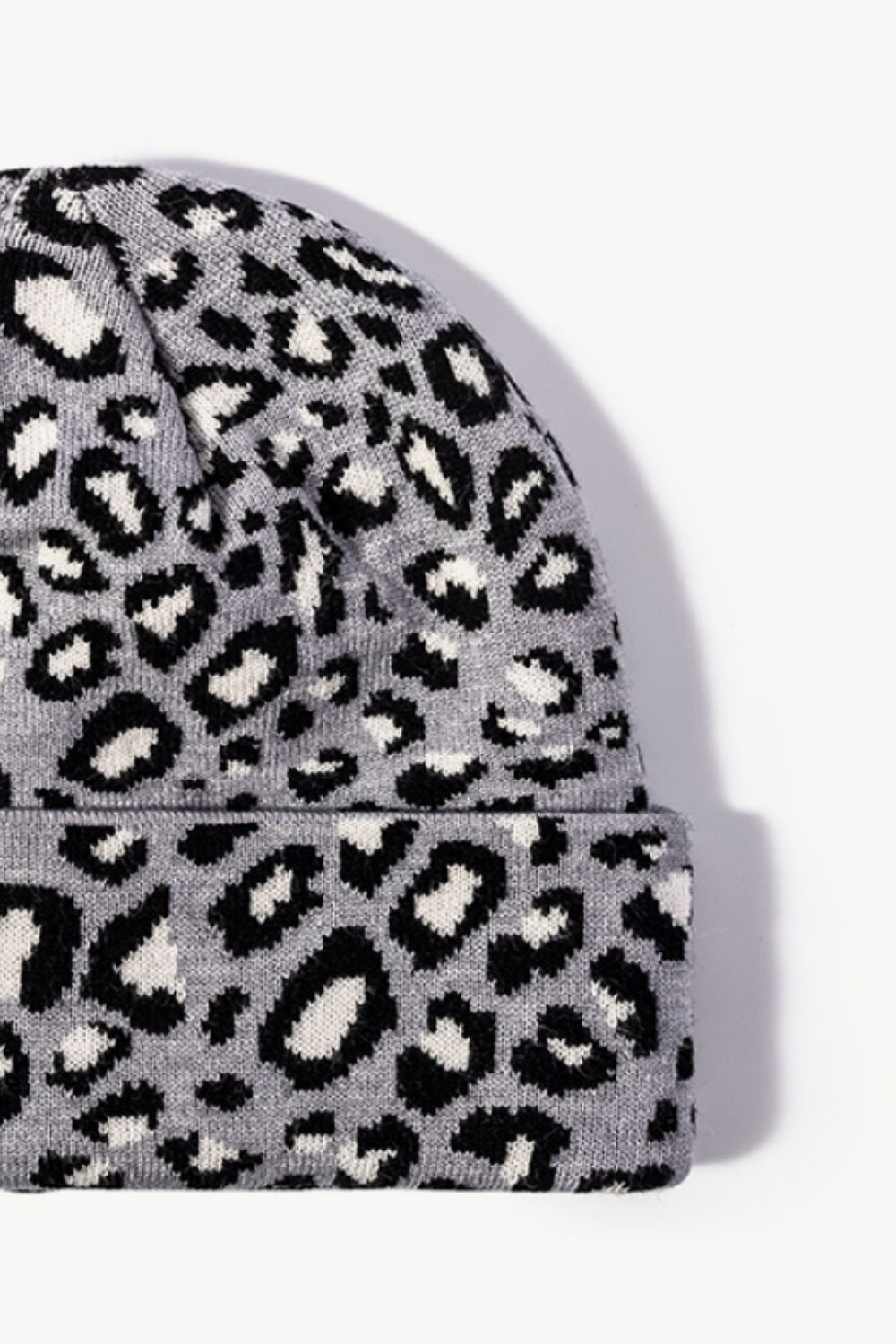 Beanie - Leopard Pattern Cuff