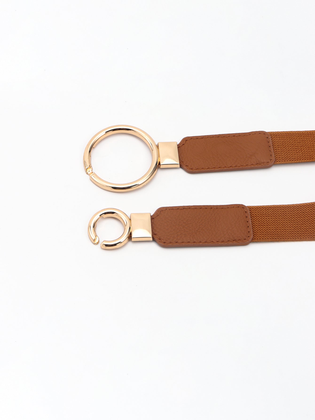 Belt - Slim Elastic Double-Ring Buckle