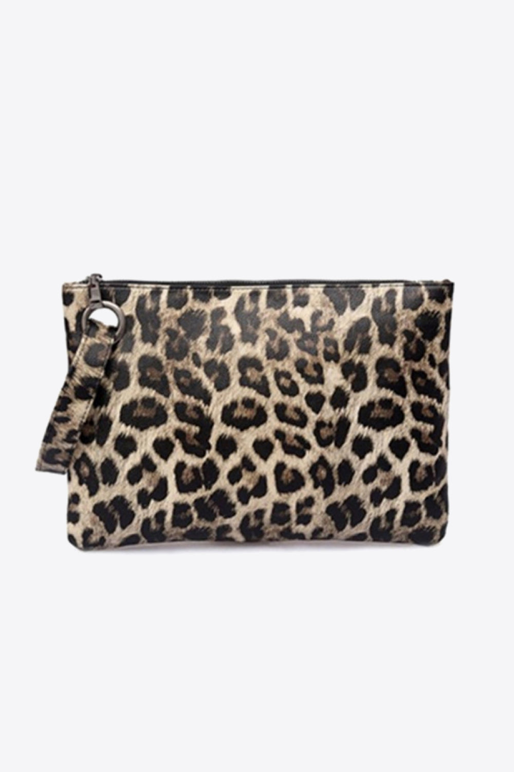 Clutch Purse - Leopard Print Leather