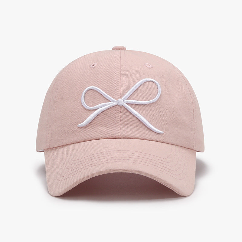 Baseball Cap - Bow Embroidered Cap