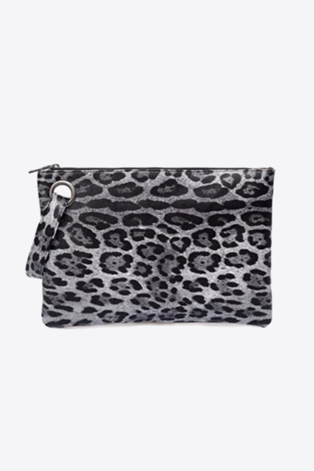 Clutch Purse - Leopard Print Leather