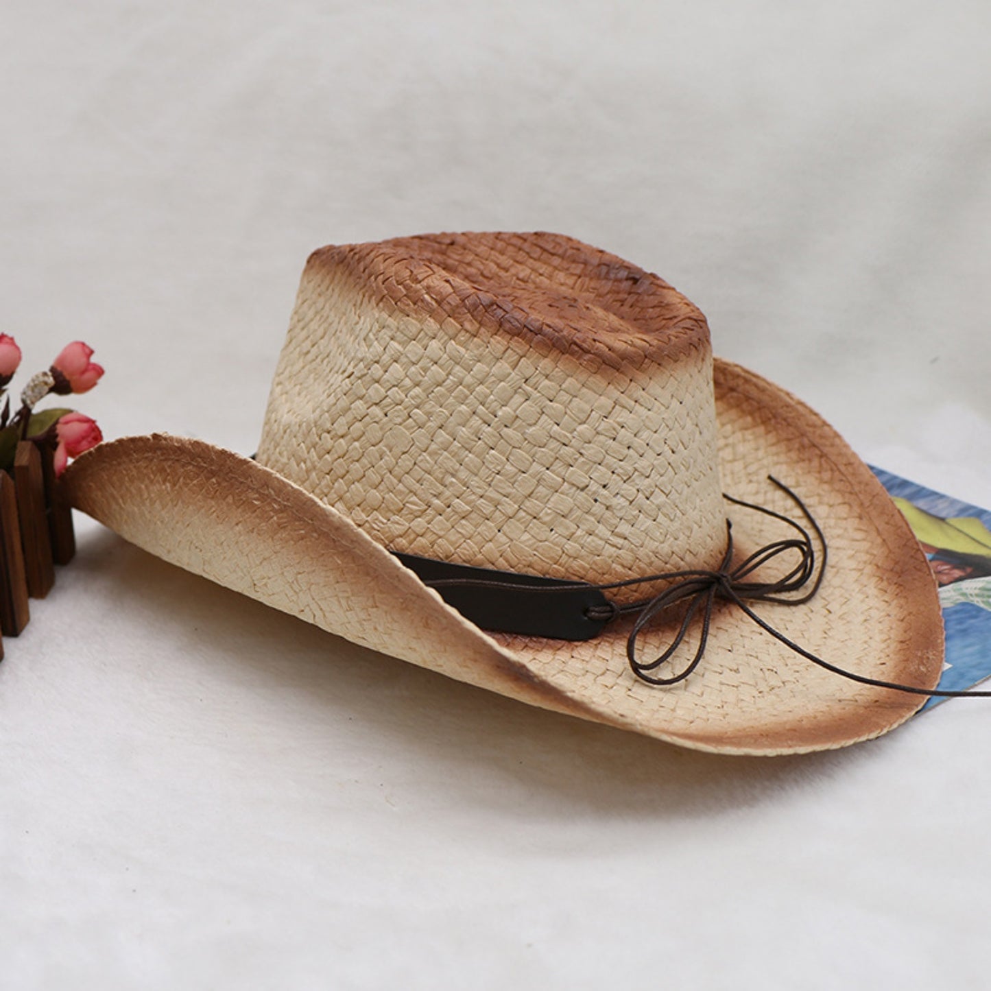 Cowboy Hat - Papyrus Style Wide Brim