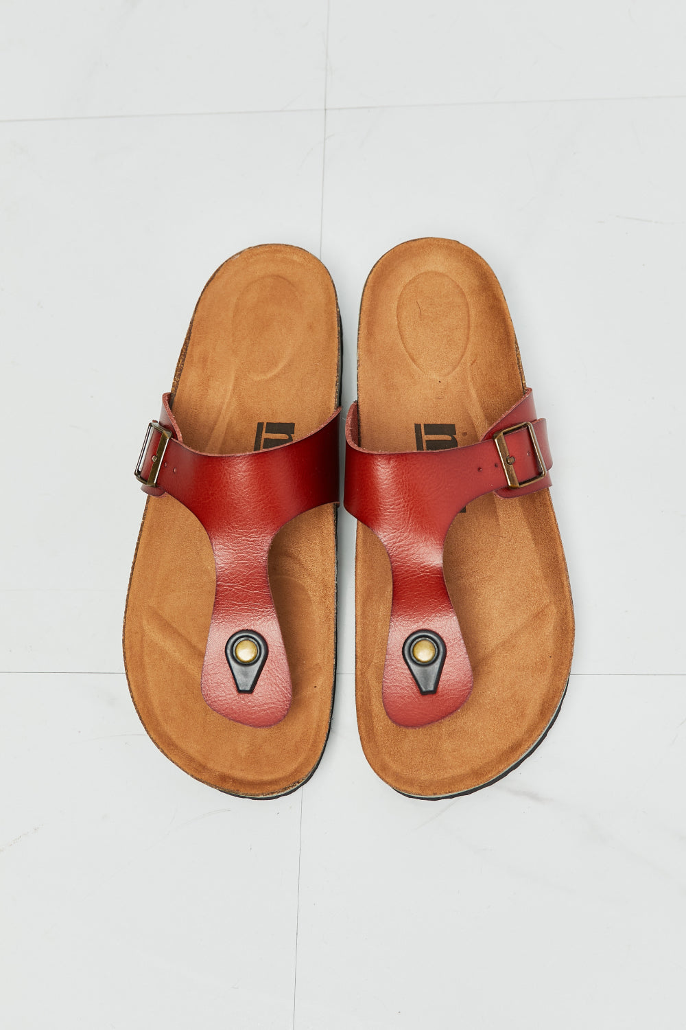 Flip Flop - Drift Away T-Strap in Red