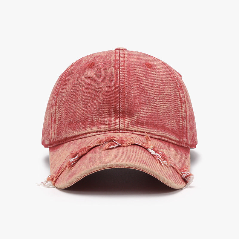 Baseball Cap - Distressed Denim Cap