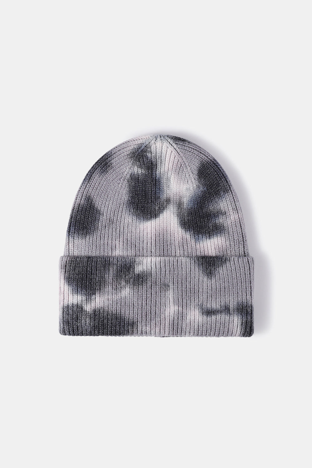 Beanie - Tie-Dye Rib-Knit Cuff