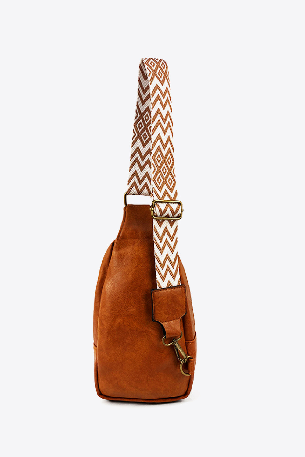 Sling Bag - Pattern Adjustable Strap Leather