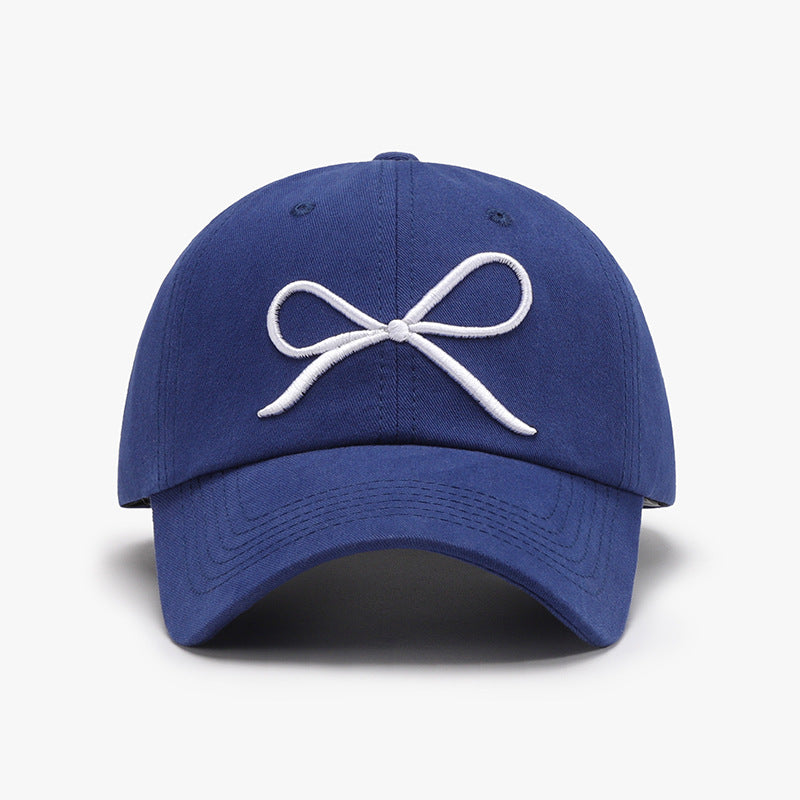 Baseball Cap - Bow Embroidered Cap