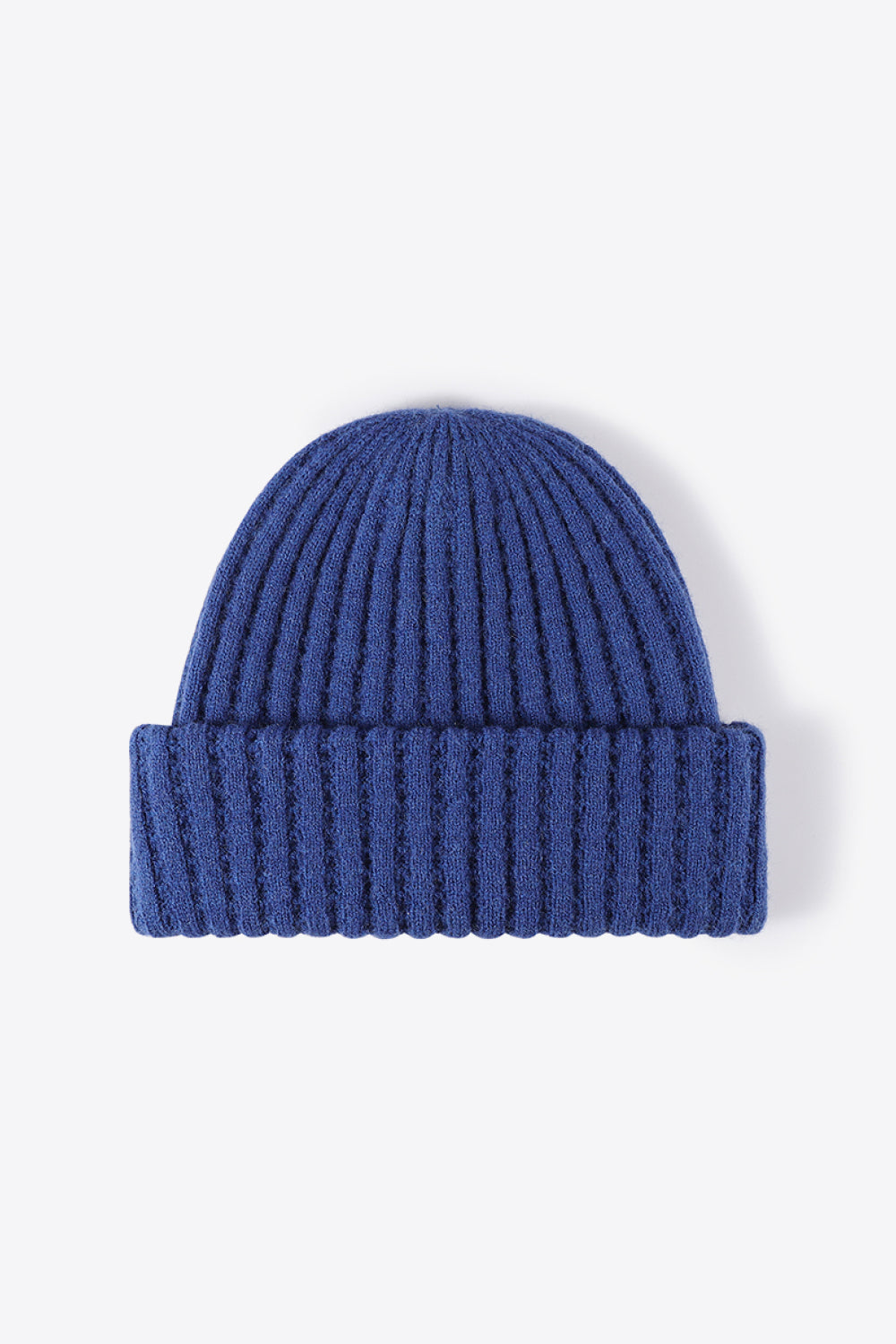 Beanie - Solid Color Wide Rib Knit