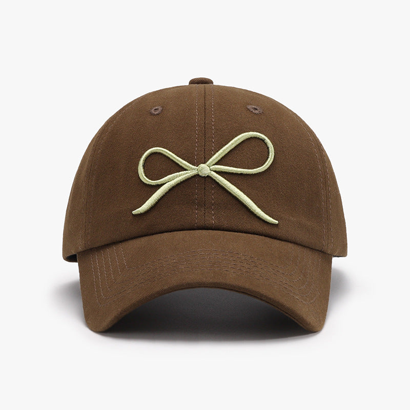 Baseball Cap - Bow Embroidered Cap