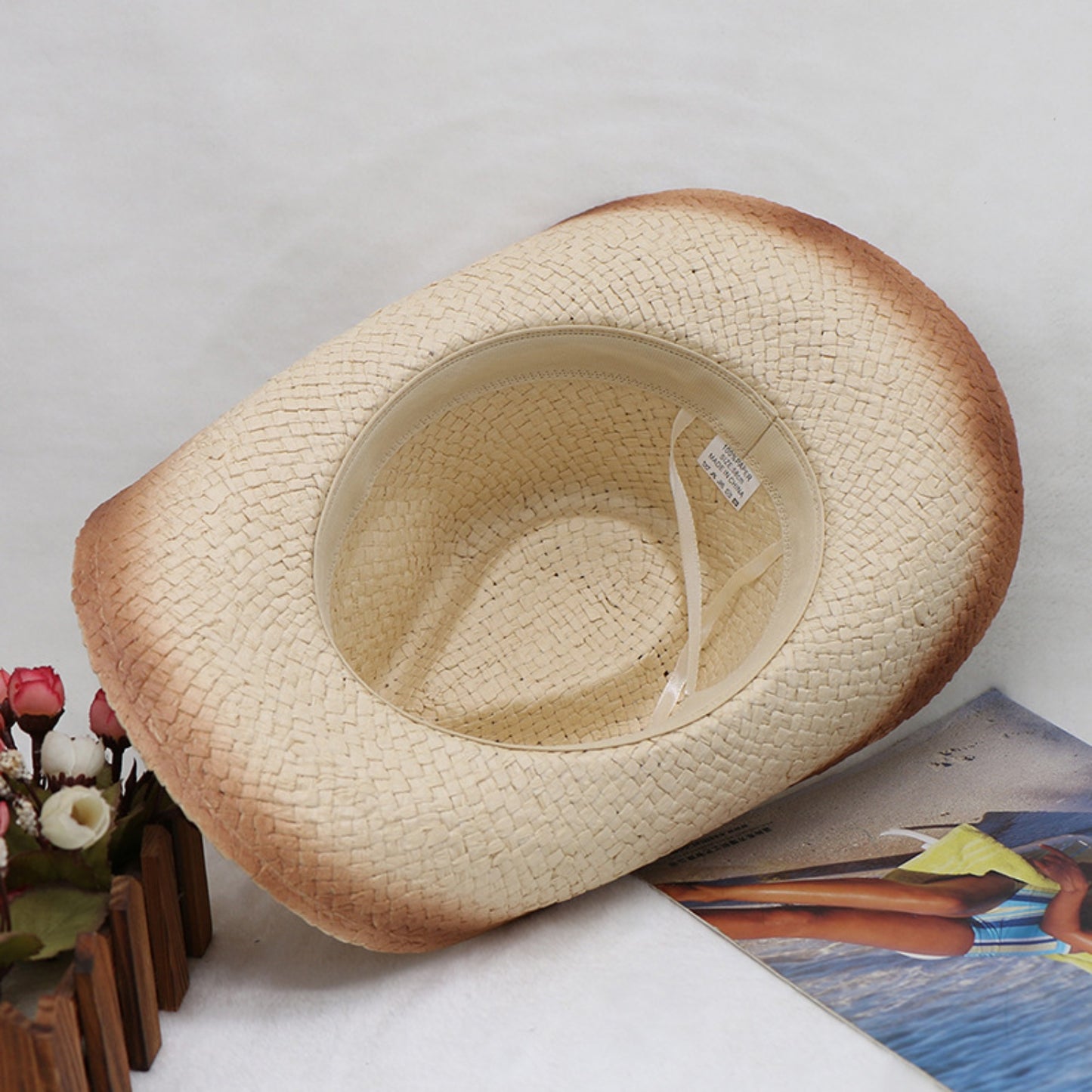 Cowboy Hat - Papyrus Style Wide Brim