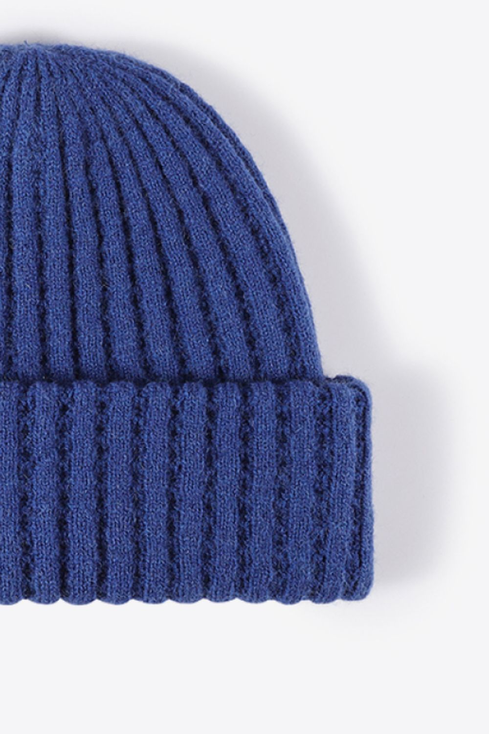 Beanie - Solid Color Wide Rib Knit