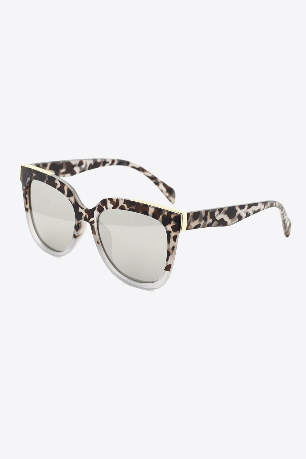 Tortoiseshell Frame Full Rim Sunglasses