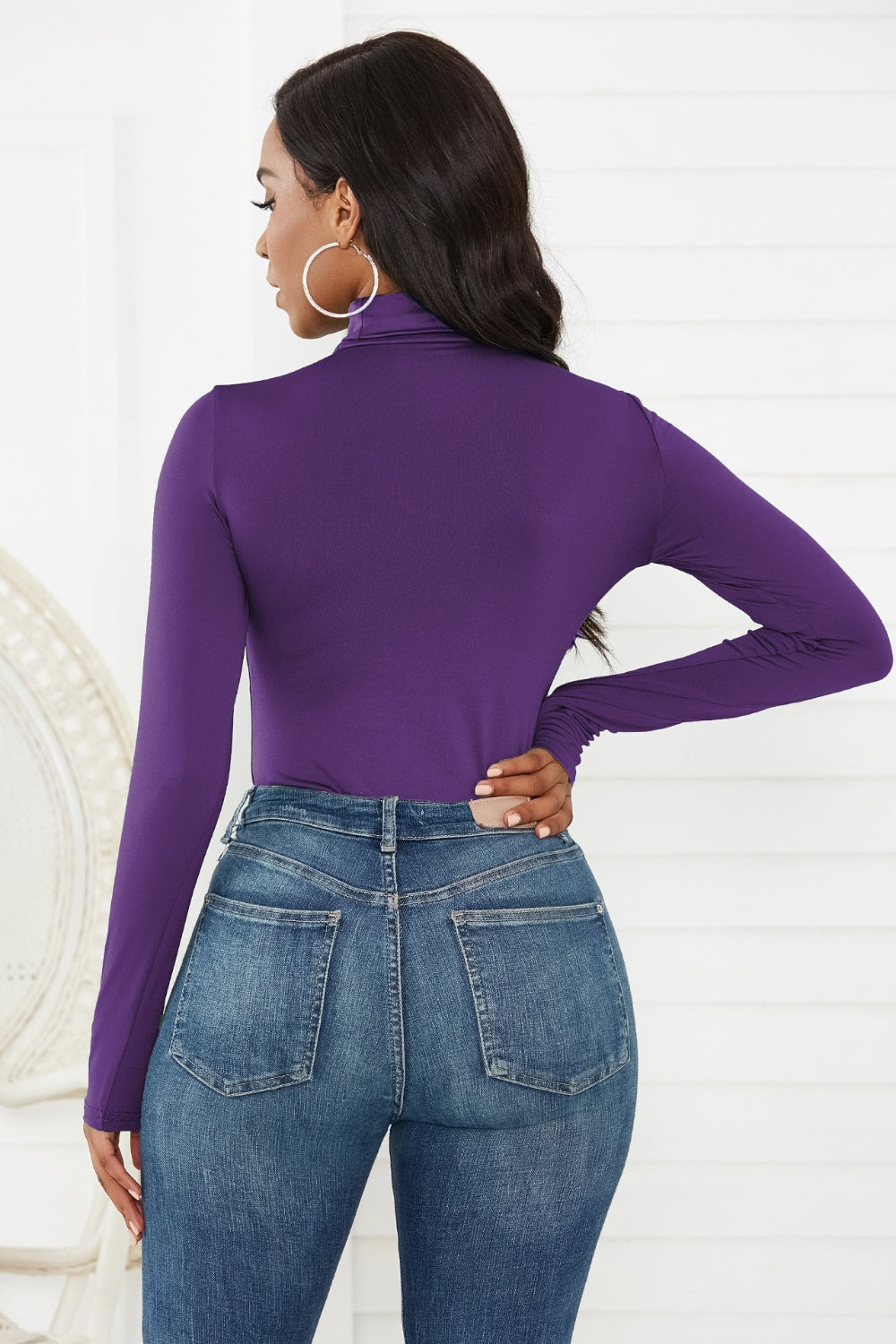 Bodysuit - Turtleneck Long Sleeve