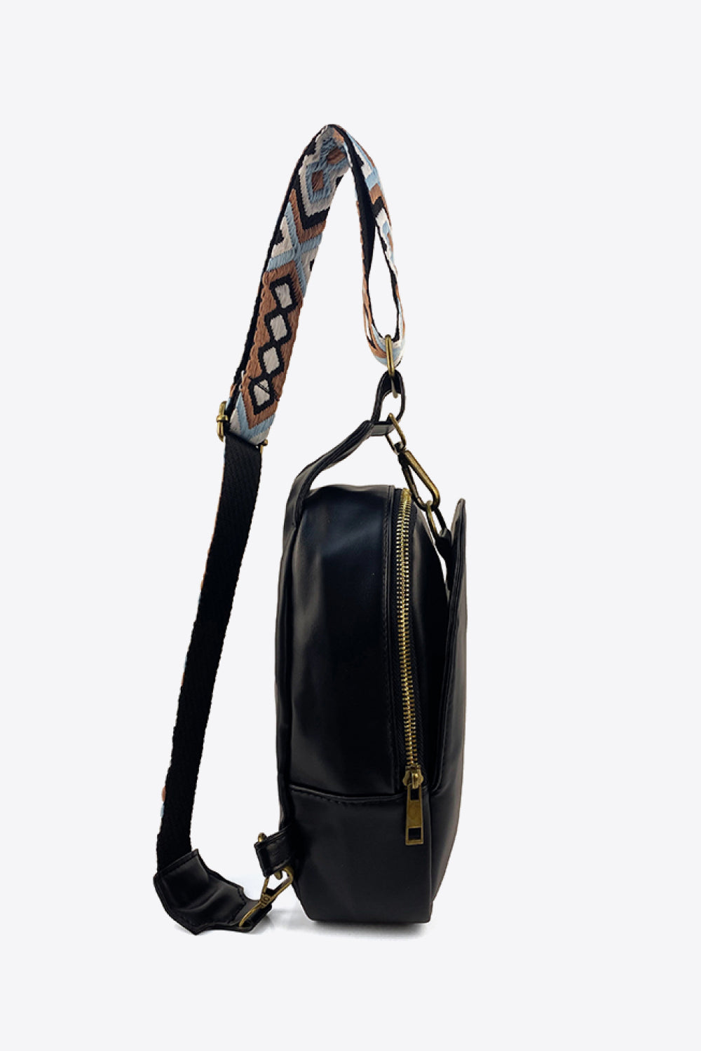 Sling Bag - Pattern Adjustable Strap Leather