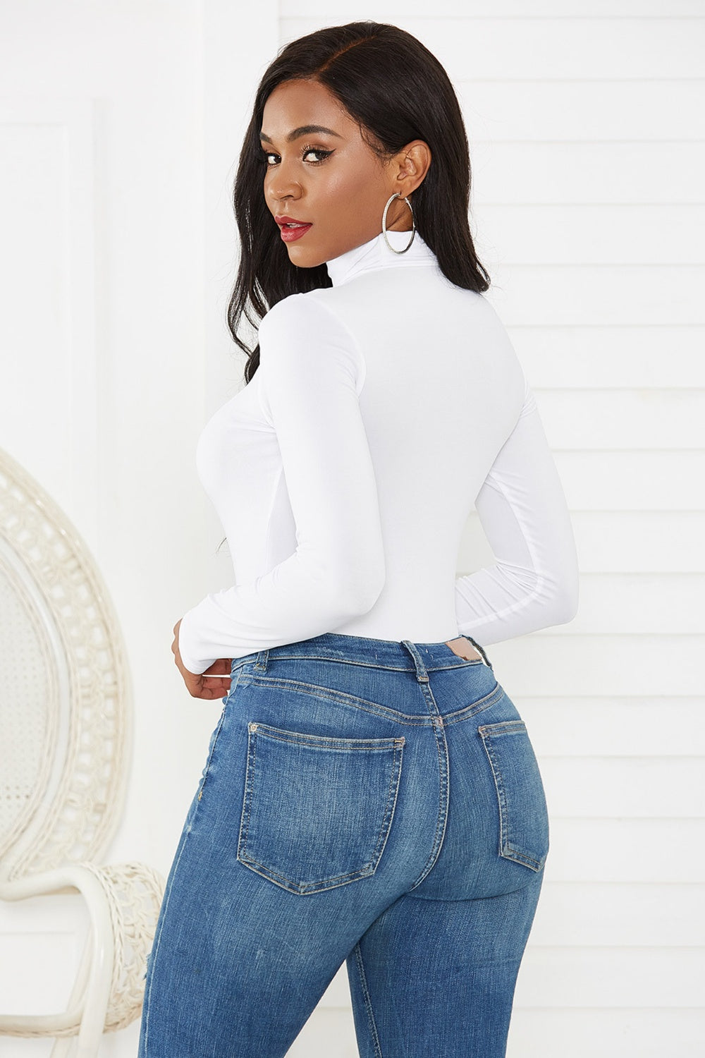 Bodysuit - Turtleneck Long Sleeve