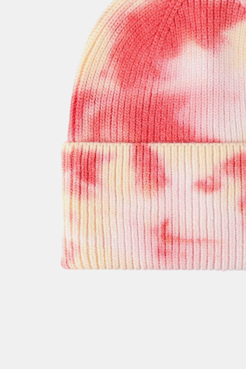 Beanie - Tie-Dye Rib-Knit Cuff