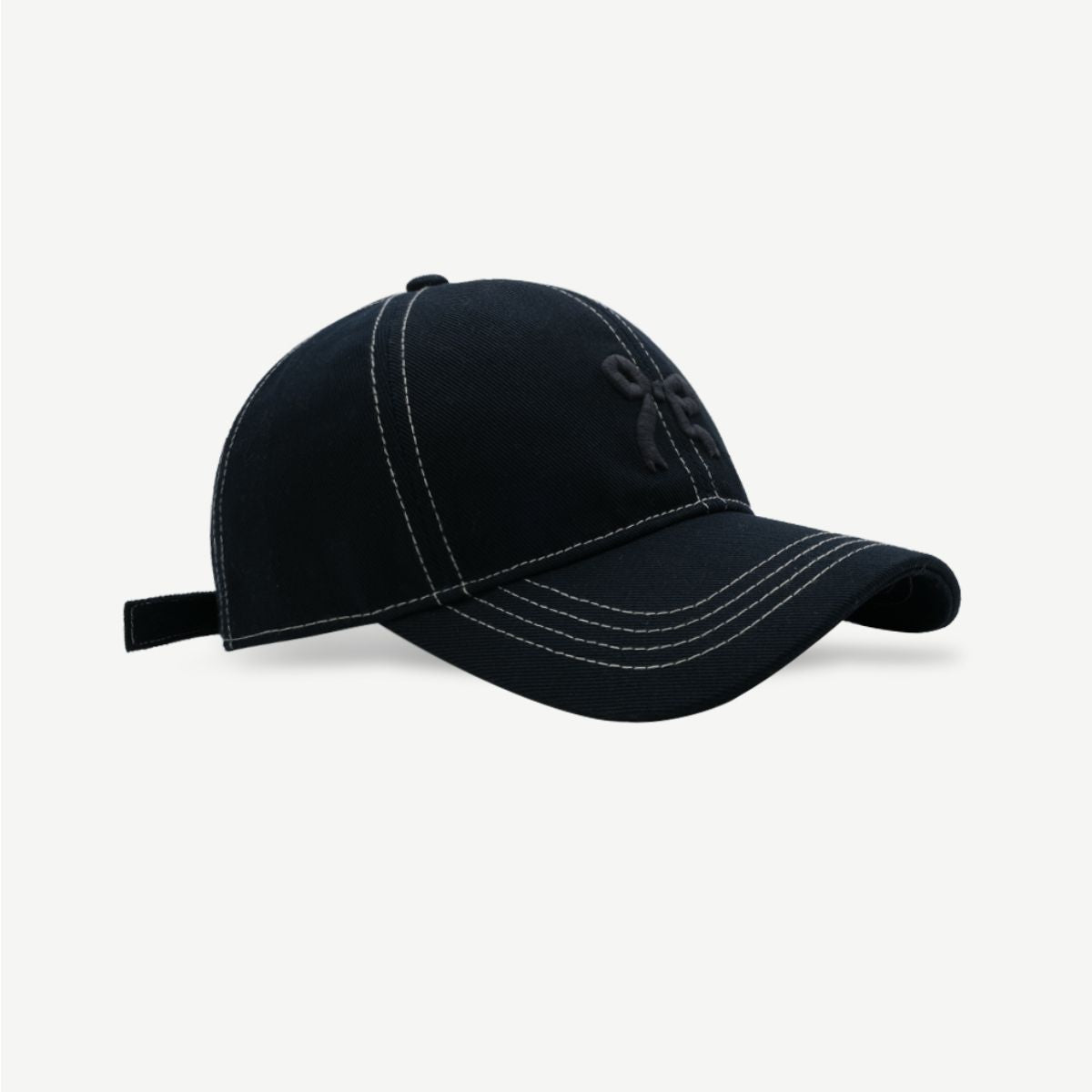 Baseball Cap - Bow Embroidered Cap