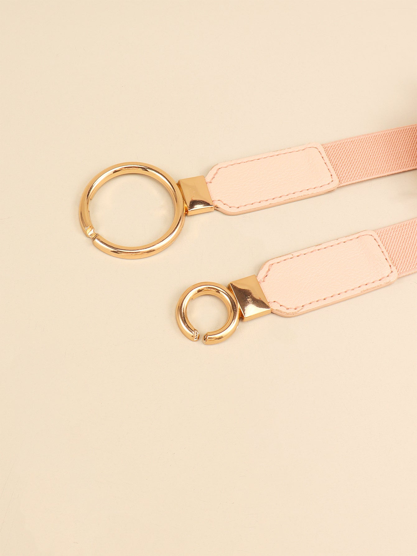 Belt - Slim Elastic Double-Ring Buckle