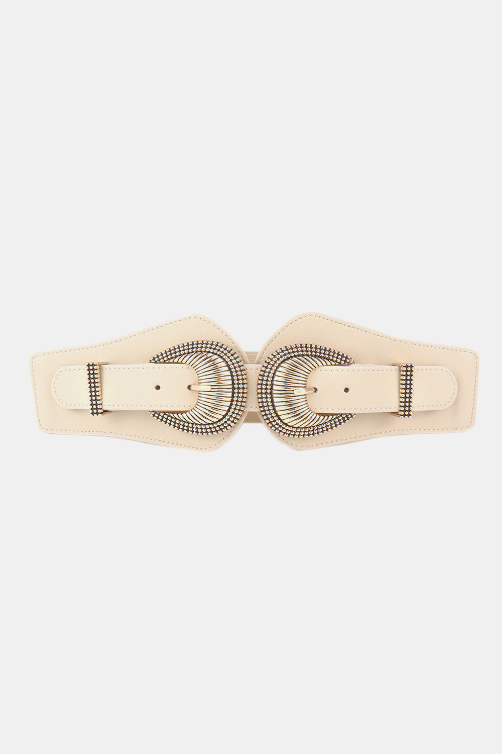 Belt - Shell DBL-Buckle Elastic Wide Belt